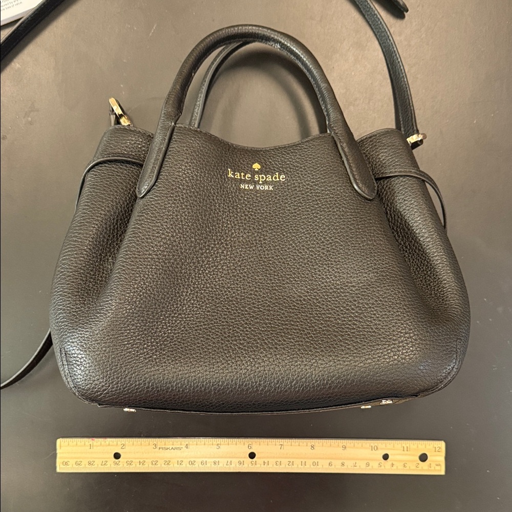 Kate Spade Black Pebbled Satchel